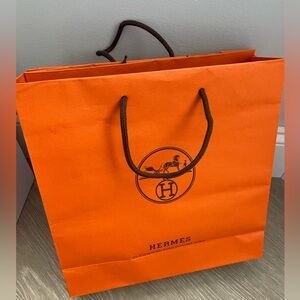 Authentic Hermes Shopping Bags